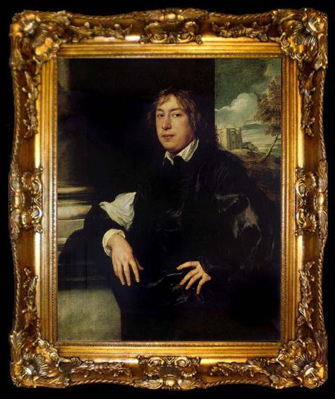 framed  Anthony Van Dyck Portrait of Eberhard Jabach, ta009-2